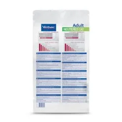 Virbac Veterinary HPM Adult Neutered Cat 3 Kg -Negozio online cibo per gatti 360060 bag hpm neutered cat adult 3kg back 1 1