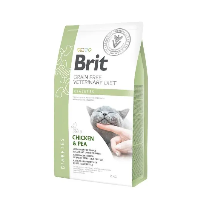Brit Veterinary Grain Free Brit Vet Diet Cat Diabetes Senza Cereali 2 Kg 3 Brit Veterinary Grain Free Brit Vet Diet Cat Diabetes Senza Cereali 2 Kg