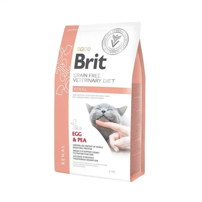 Brit Veterinary Grain Free Brit Vet Diet Cat Renal Grain Free 2 Kg 3 Brit Veterinary Grain Free Brit Vet Diet Cat Renal Grain Free 2 Kg
