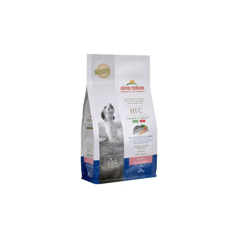 Almo Nature HFC Puppy Spigola E Orata 1,2Kg Medium Large Crocchette Cucciolo 3 Almo Nature HFC Puppy Spigola E Orata 1,2Kg Medium Large Crocchette Cucciolo