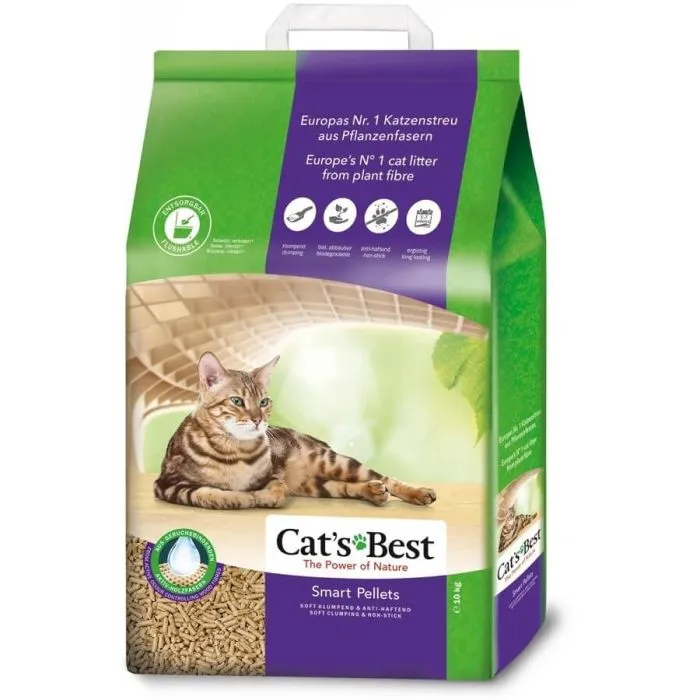 CAT'S BEST Cat's Best Lettiera Smart Pellets 20 L 3 CAT'S BEST Cat's Best Lettiera Smart Pellets 20 L