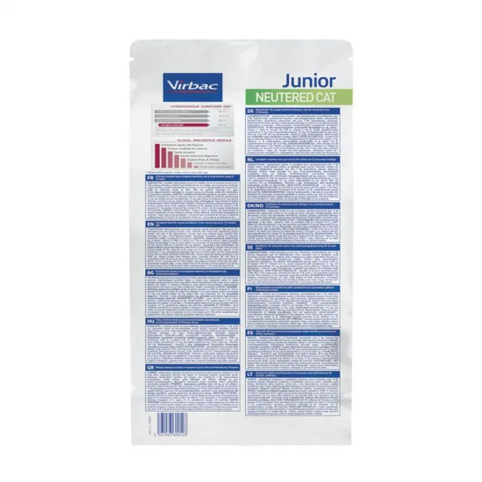 Virbac Veterinary HPM Junior Neutered Cat 1.5 Kg 4 Virbac Veterinary HPM Junior Neutered Cat 1.5 Kg - immagine 2