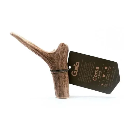 Gusto Pet Food Corno Di Cervo Intero L - 130/199gr Snack Cane -Negozio online cibo per gatti corno di cervo intero l 130 199gr snack cane