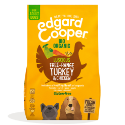 Edgard & Cooper Edgard&Cooper Adult Tacchino E Pollo Biologici Crocchette Cane