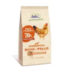 Life PetCare Life Dog Ricco In Pollo 12kg ULTIMI PEZZI Crocchette Cane