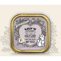 Lily's Kitchen Lily's Kitchen Marvellously Paté Senza Cereali Con Pollo Per Gatto Senior 19 X 85 G -Negozio online cibo per gatti lily s kitchen chat mature poulet 19 x 85 g