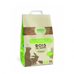 Perlinette Lettiera In Legno D'abete 10 Kg / 25 L