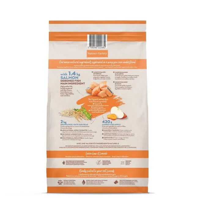 Nature's Variety Nature's Variety Crocchette Original Cat Sterilized Salmone 1.25 Kg - immagine 3