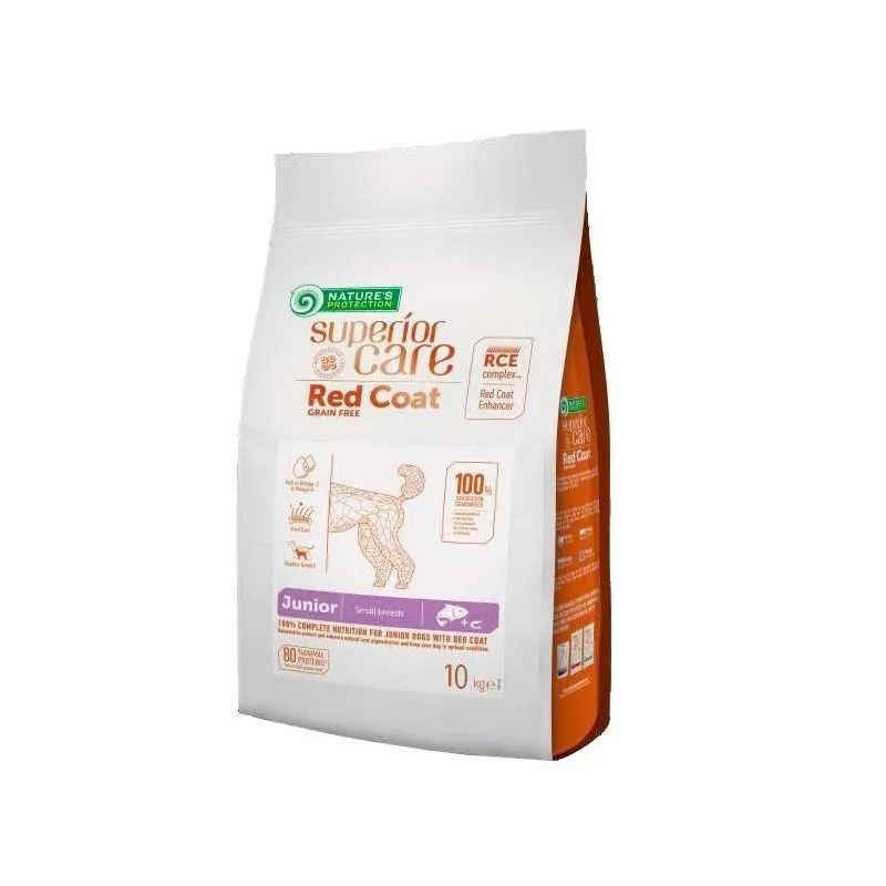 Nature's Protection Red Coat Junior Small Salmone 10kg Crocchette Cucciolo Superior Care Grain Free 3 Nature's Protection Red Coat Junior Small Salmone 10kg Crocchette Cucciolo Superior Care Grain Free