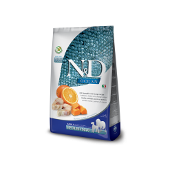 N&D - Natural & Delicious N&D Adult Merluzzo, Zucca E Arancia Medium Maxi Grain Free Crocchette Cane