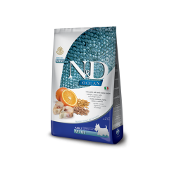 N&D - Natural & Delicious N&D Adult MINI Merluzzo E Arancia 7kg Ancestral Grain Crocchette Cane