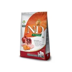N&D - Natural & Delicious N&D Adult Pollo, Zucca E Melograno Medium Maxi Grain Free Crocchette Cane