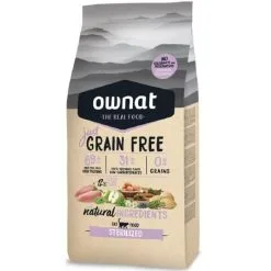 Ownat Grain Free Just Gatto Sterilizzato 3 Kg
