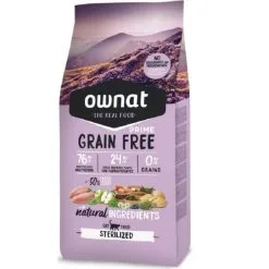 Ownat Grain Free Prime Per Gatto Sterilizzato 3 Kg