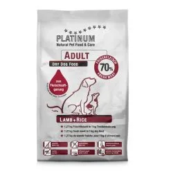 Platinum Adult Lamb & Rice 1,5kg Crocchette Cane