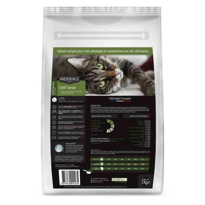 Préférence Croquettes Gatto Senior 3 Kg 3 Préférence Croquettes Gatto Senior 3 Kg