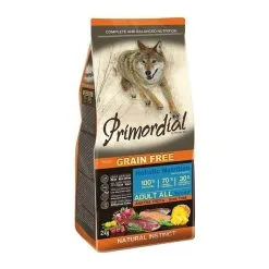 Primordial Adult Anatra E Trota 12Kg Crocchette Grain Free Per Cani