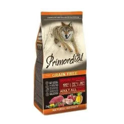 Primordial Adult Bufalo E Sgombro 12 Kg Crocchette Grain Free Per Cani