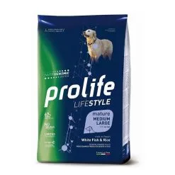 Prolife Mature Pesce Bianco Medium Large Nutrigenomic Crocchette Cane