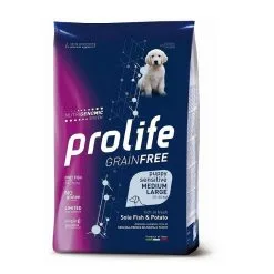 Prolife Puppy Sogliola E Patate Medium Large Nutrigenomic Crocchette Cucciolo