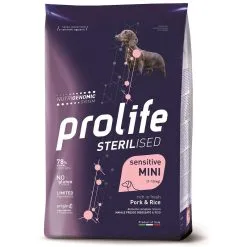 Prolife Sterilised Mini Maiale E Riso Nutrigenomic Crocchette Cane