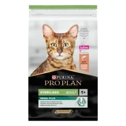 Purina Proplan Optirenal Adult Cat Sterilised Salmone 10 Kg -Negozio online cibo per gatti purina proplan optirenal adult cat sterilised saumon 10 kg 2