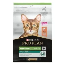 Purina Proplan Sterilised Cat Adult RENAL PLUS Salmone 3 Kg -Negozio online cibo per gatti purina proplan optirenal adult cat sterilised saumon 3 kg 3