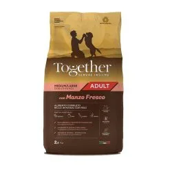 Together! Together Manzo Fresco E Riso Medium Large Crocchette Cane