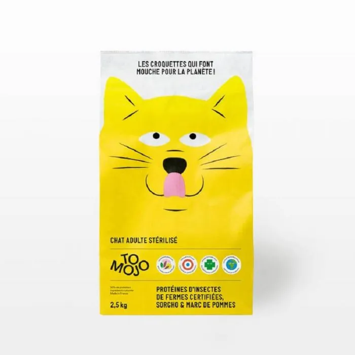 Tomojo Crocchette Per Gatto Sterilizzato Agli Insetti E Sorgo 2.5 Kg 3 Tomojo Crocchette Per Gatto Sterilizzato Agli Insetti E Sorgo 2.5 Kg