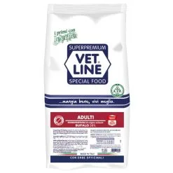Vet Line Adulti Bufalo 3kg Crocchette Cane