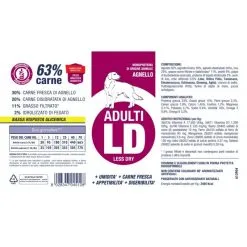 Vet Line Adulti Formula LD Agnello 12kg Crocchette Cane -Negozio online cibo per gatti vet line adulti formula ld agnello 12kg crocchette cane 1