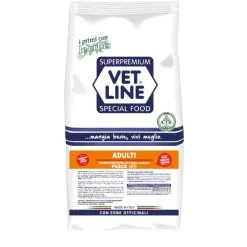 Vet Line Adulti Pesce E Riso 3kg Crocchette Cane